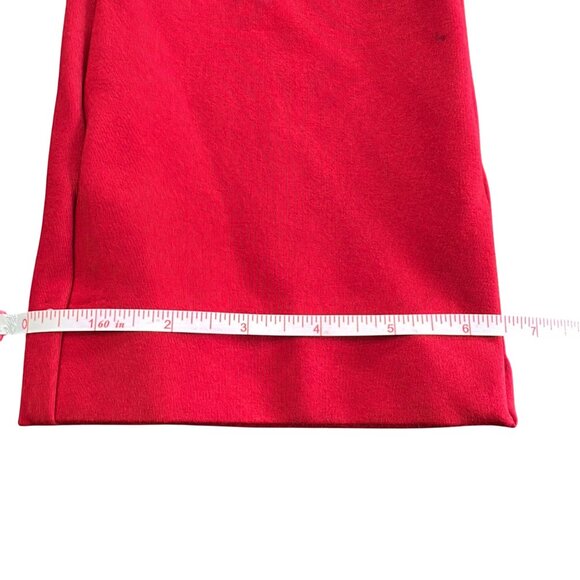 Chico's Pants Size 1 P M Petite Red Juliet Slim Trim Detail Ankle Pants Slimming - Picture 9 of 12